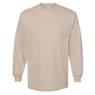Unisex Heavyweight Cotton Long Sleeve Tee Thumbnail