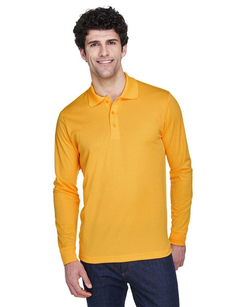 Men's Pinnacle Performance Long Sleeve Piqué Polo Thumbnail