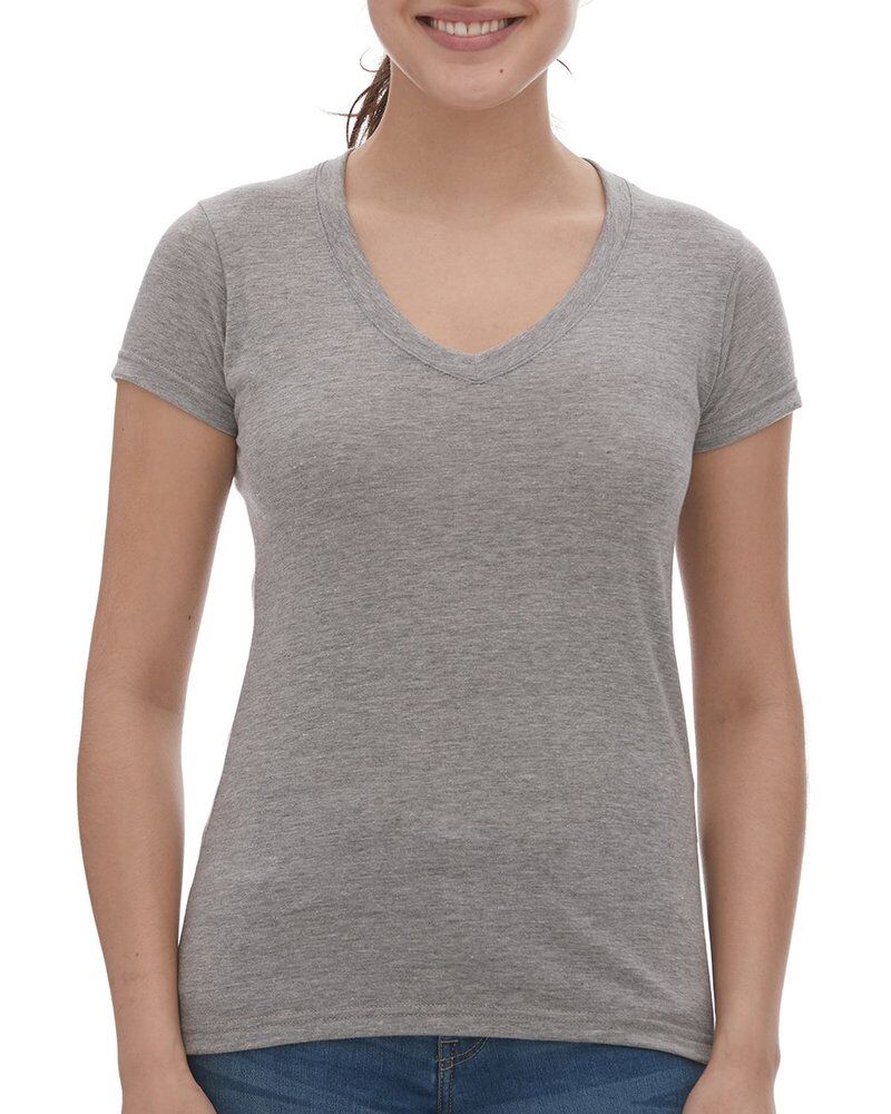 Women's Deluxe Blend V-Neck T-Shirt Thumbnail