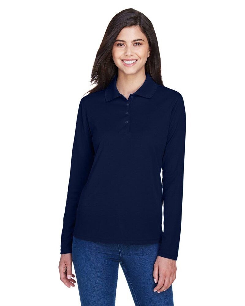 Women's Pinnacle Performance Long Sleeve Piqué Polo Thumbnail