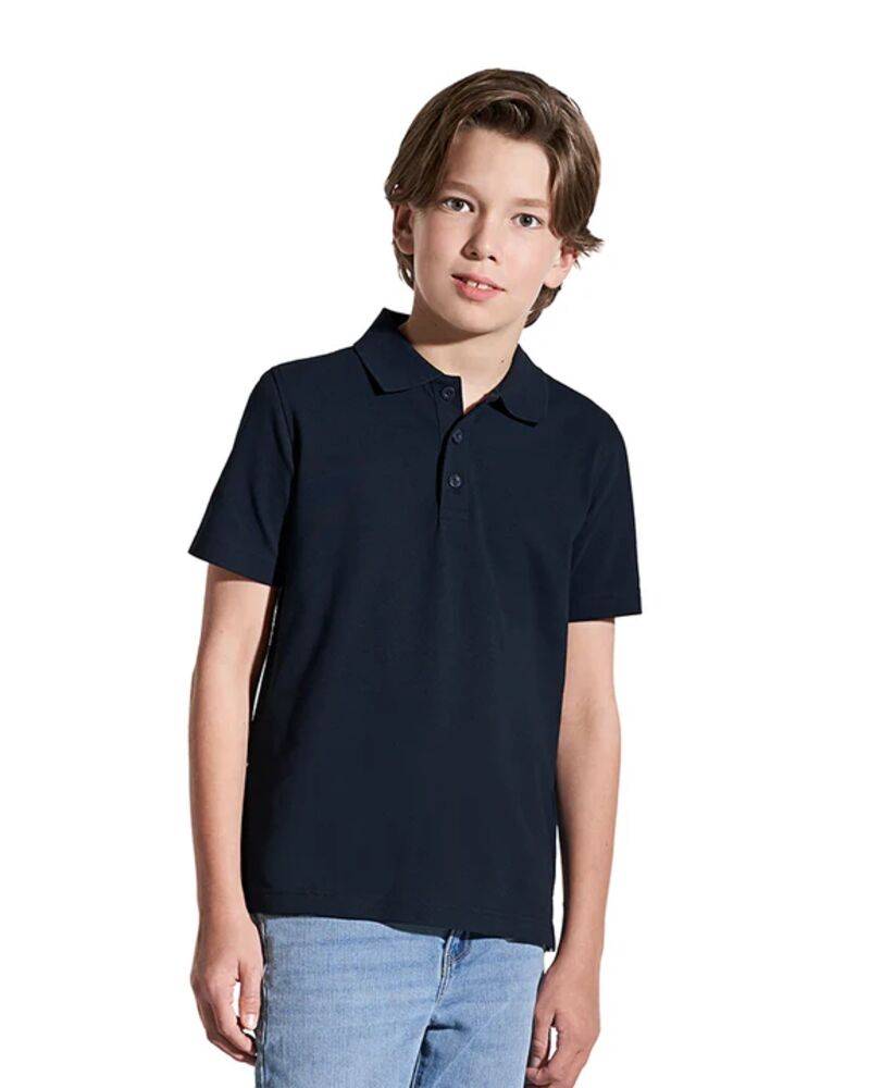 YouthCotton-Poly-Spandex Pique Polo Thumbnail