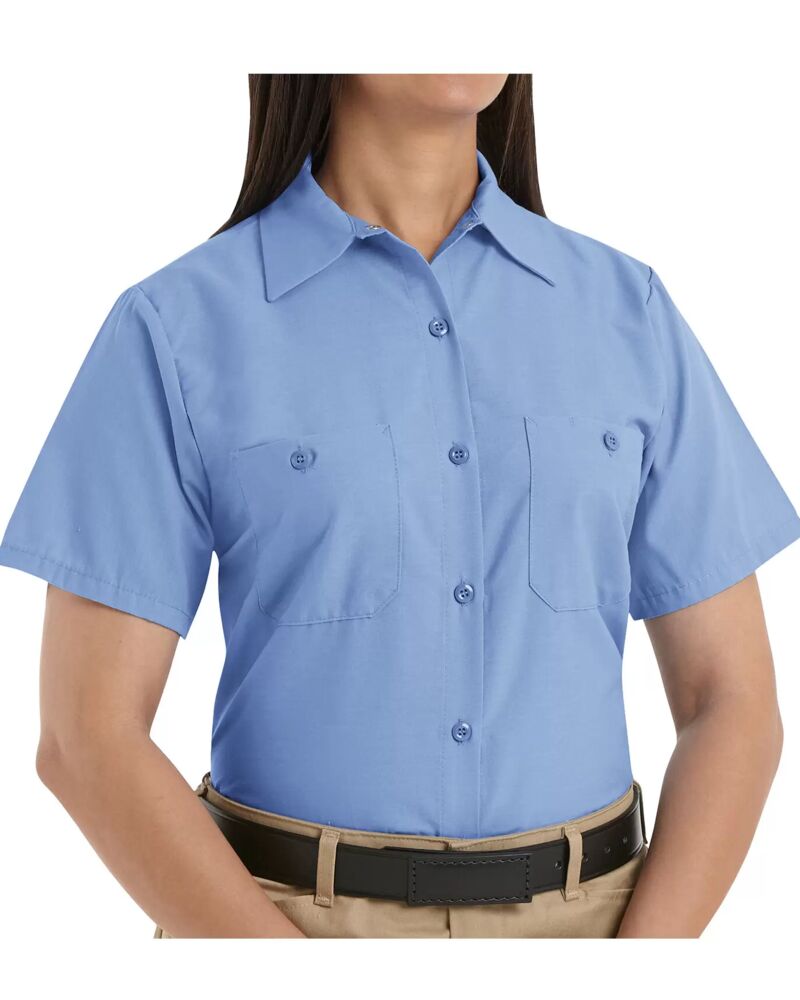 RED KAP® INDUSTRIAL SHORT SLEEVE LADIES' WORK SHIRT Thumbnail