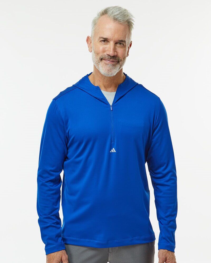Men's Lightweight Quarter-Zip Hooded Pullover Thumbnail