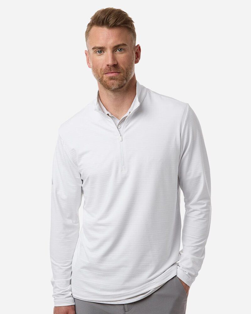 Men's Textured Stripe Quarter-Zip Pullover Thumbnail