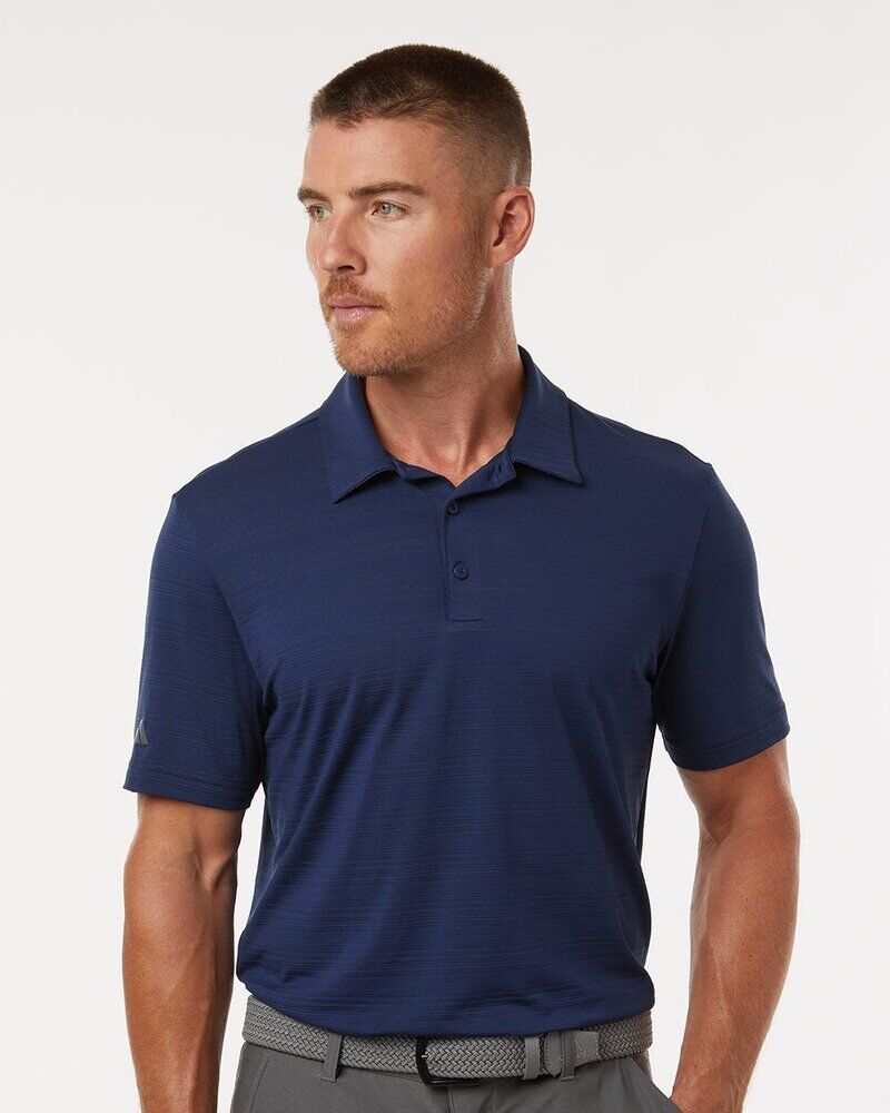 Men's Textured Stripe Polo Thumbnail