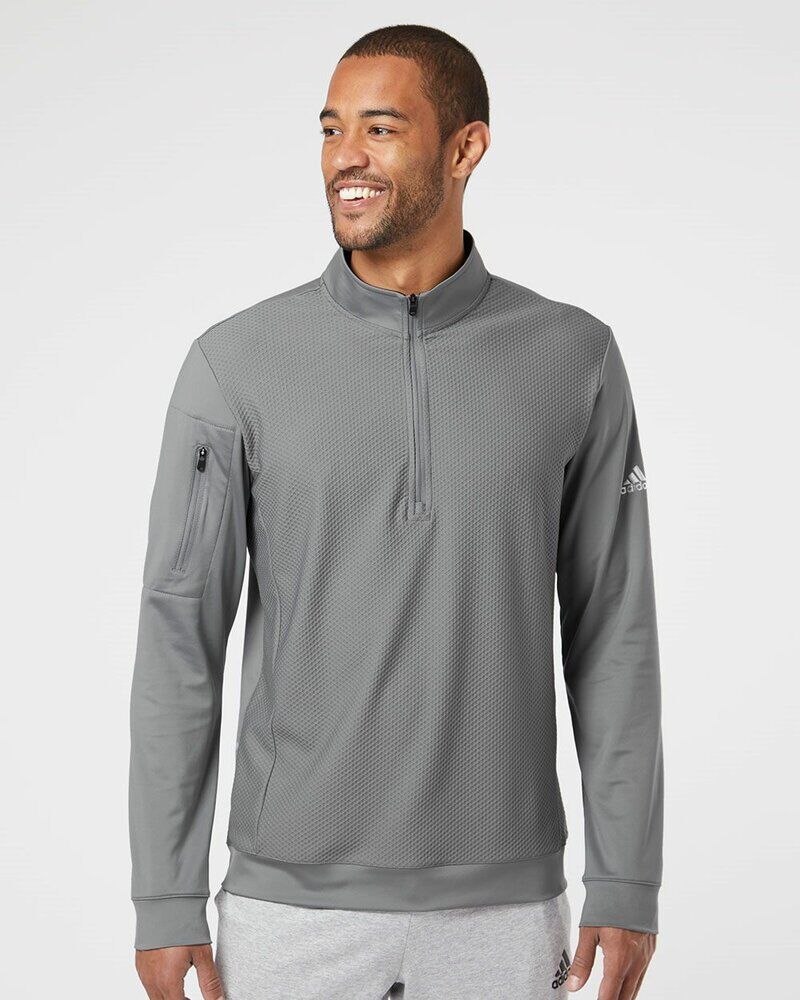 Men's Textured Quarter-Zip Pullover Thumbnail